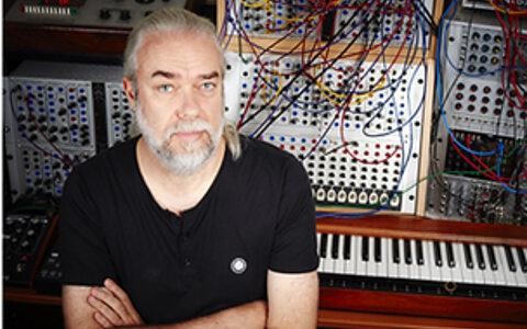 Ian Boddy with synths Ian Boddy with synths