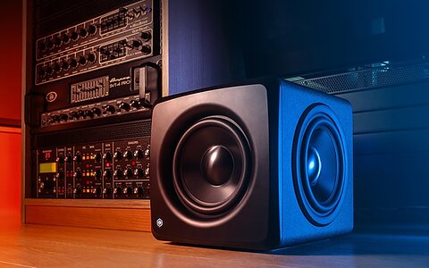 IK Multimedia iLoud Sub studio compact subwoofer ARC X room correction