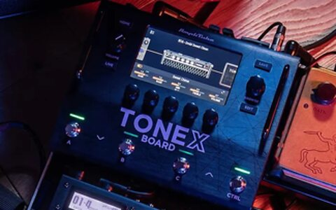 IK Multimedia Tonex Board guitar bass amp effects modelling hardware