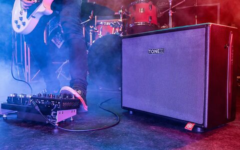 IK Multimedia Tonex Cab FRFR full-range flat-response guitar amp cabinet modelling system