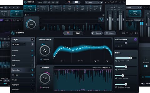 iZotope Ozone 12 Stem EQ Unlimiter Bass Control IRC 5 limiting algorithm mastering plug-in suite update
