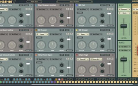 Klevgrand OneShot2 software drum sampler