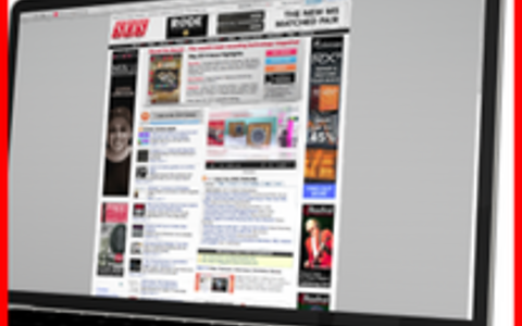 Laptop with SOS web page