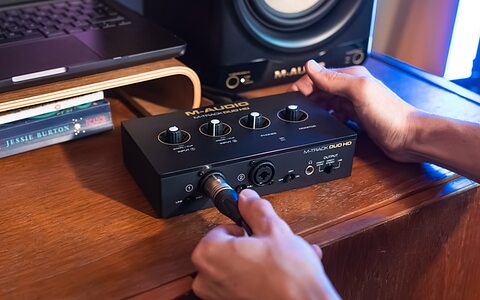 M-Audio M-Track Duo HD two-channel USB-C audio interface