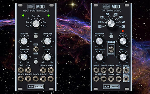 AJH Synth Tap Tempo Multi Burst Envelope LFO Eurorack modules