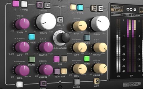 McDSP DC-2 Dual Compressor APB plug-in controlled hardware