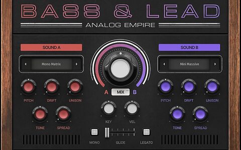 MeldaProcuction Analog Empire Bass Leads software synthesizer virtual instrument