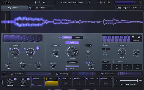 Minimal Audio Lucid granular effects plug-in