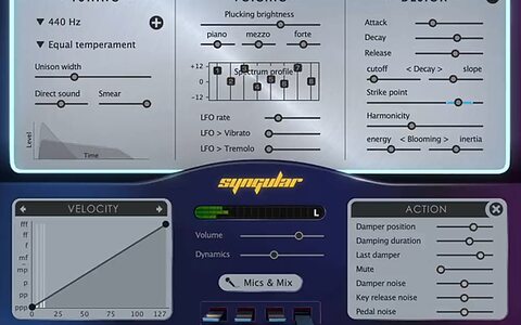 Modartt Syngular Pianoteq instrument pack synth key sounds
