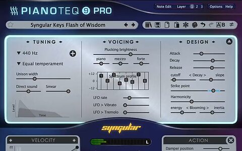 Modartt Syngular Pianoteq instrument pack synth key sounds