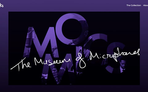 MoMics Museum of Microphones online mic documentation example recordings