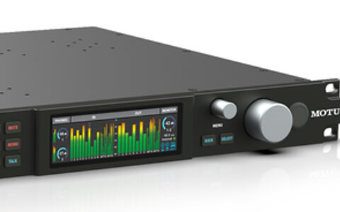 MOTU 10pre Thunderbolt 4 USB4 audio interface AVB AoIP