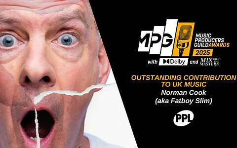 MPG Fatboy Slim Outstanding Contribution To UK Music Award