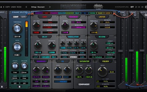 Muramasa Audio Phantomix dynamic split audio processing effects plug-in