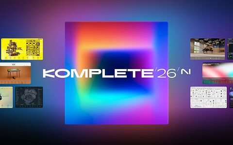 Native Instruments Komplete 26 software instrument sample library mixing mastering plug-in bundle