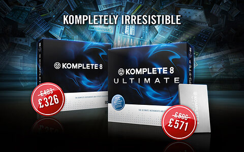 Native Instrument Komplete 8 sale Komplete 8 now on sale