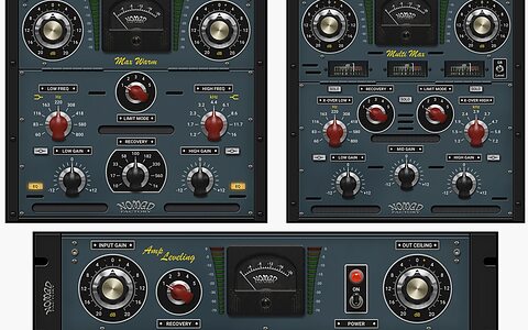 Nomad Factory Analog Mastering Tools V2 look-ahead limiter maximiser analogue warmth emulation plug-ins