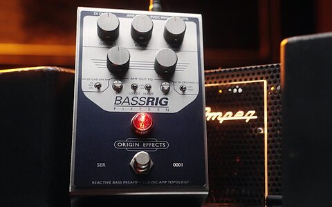 Origin Effects Bassrig Fifteen Amp Recreation effects pedal Ampeg B-15 Portaflex emulation