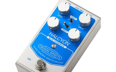 Origin Effects Halcyon Blue Overdrive Marshall Bluesbreaker style guitar effects pedal