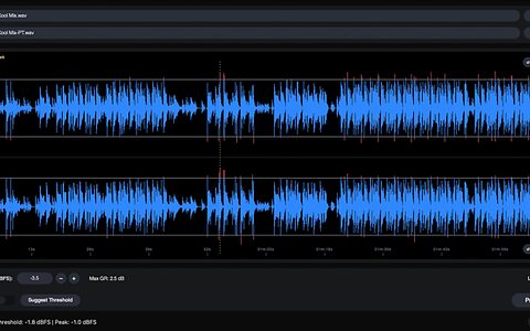 Peak Tamer gain automation audio mastering software