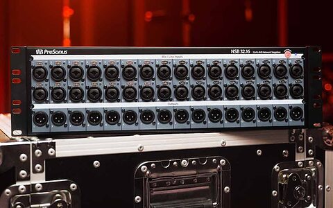 PreSonus NSB 32.16 digital live sound stage box AVB network