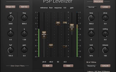 PSPaudioware PSP Levelizer automatic fader level control plug-in