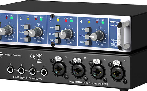 RME's new QuadMic II four-channel preamp RME's new QuadMic II four-channel preamp