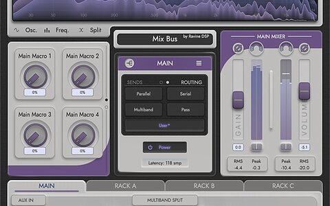 Ravine DSP InterState VST3 AU plug-in chain host modulation macro control