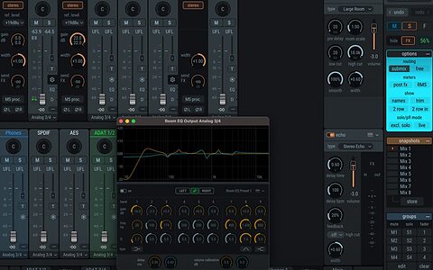 RME TotalMix FX 2.0 interface converter routing monitoring cue mix software