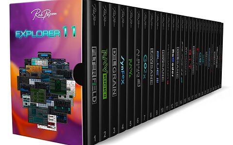 Rob Papen eXplorer 11 software instrument synthesizer plug-in effects bundle