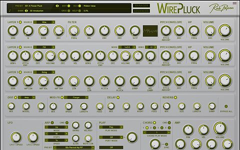 Rob Papen WirePluck software synthesizer