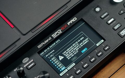 Roland SPD-SX Pro V2 sampling drum pad update