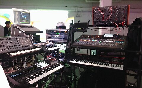 The Radiophonic Workshop's Mark Ayres' synth setup