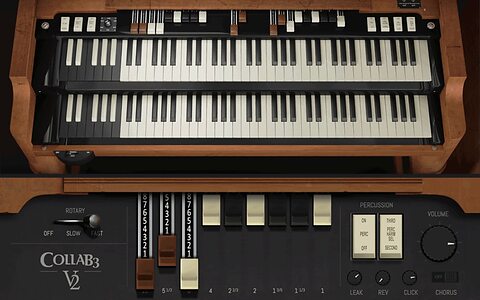 Sampleson Collab3 V2 free modelled tonewheel organ virtual instrument