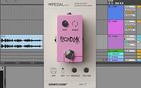 Sampleson rePEDAL AI-powered overdrive pedal emulation plug-in