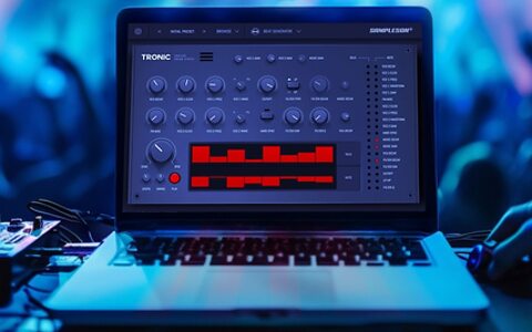 Sampleson Tronic generative software drum synthesizer