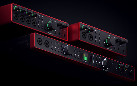 Scarlett 4th Gen range 16i16, 18i16 and 18i20