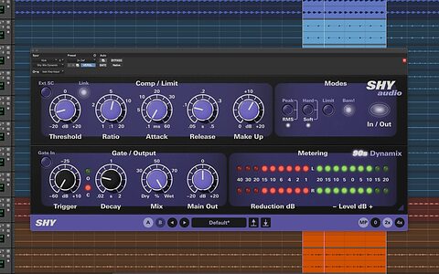 Shy Audio 90s Dynamix compressor gate limiter plug-in