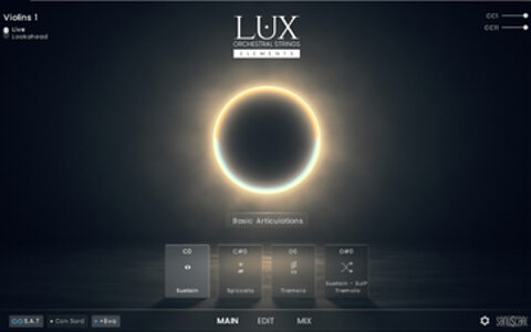 Sonuscore Lux Elements orchestral string sample library free