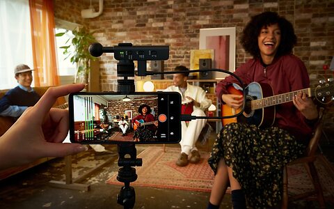 Sony ECM-AX10 smartphone spatial audio microphone