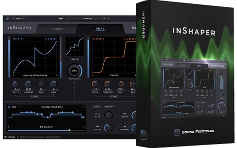 Sound Particles inShaper waveshaper wave folder distortion plug-in