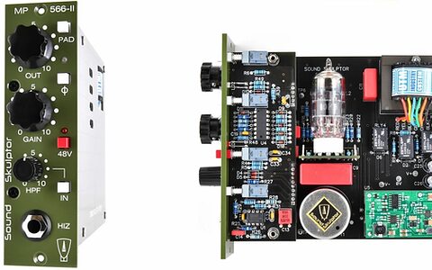 Sound Skulptor MP566-II 500-series valve tube mic preamp