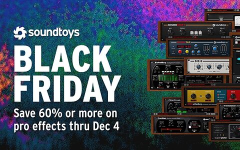 Soundtoys Black Friday 2025 audio production plug-in effects
