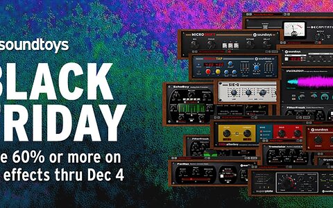 Soundtoys Black Friday 2025 audio production plug-in effects