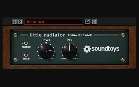 Soundtoys Little Radiator free Altec 1566A preamp modelled emulation valve tube analogue warmth plug-in
