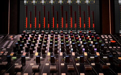 SSL O-Series v2.0 Future Analogue console digital control