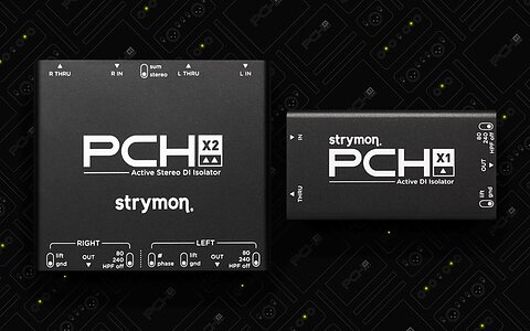 Strymon PCH X1 X2 DI box stereo pedalboard