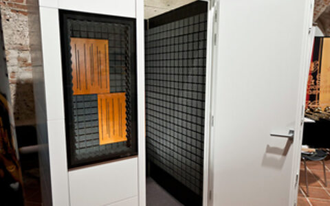 Studiobricks self-assembly acoustic booth 