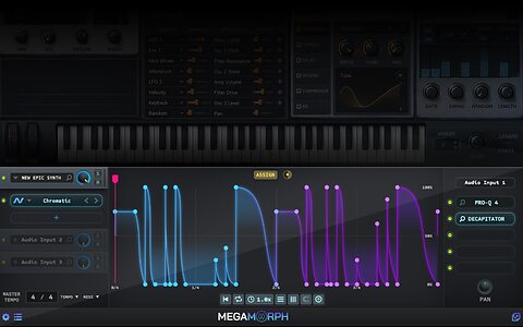 Sync Audio MegaMorph envelope generator for third-party plug-ins
