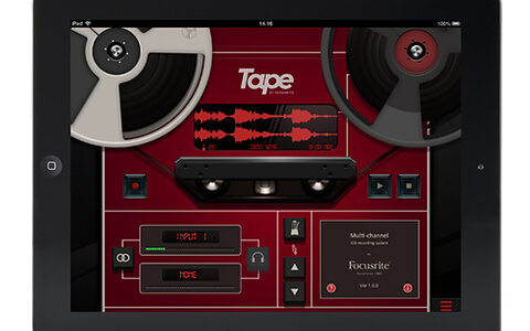 Focusrite Tape app for iPad
